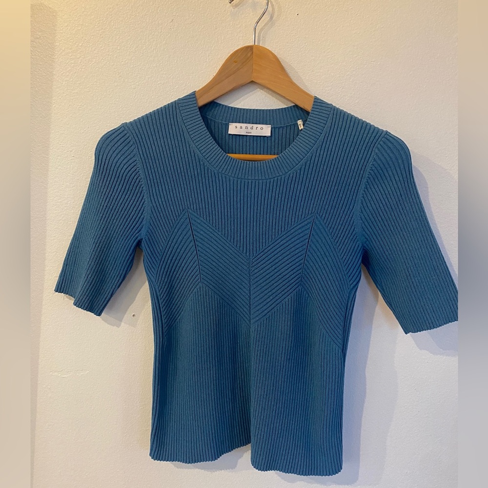 Sandro knit, body con top